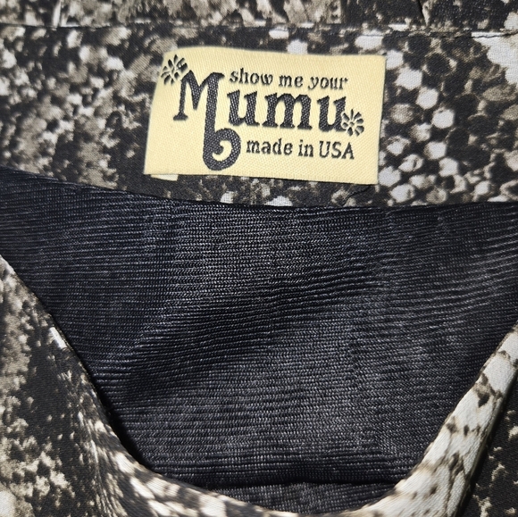 Show Me Your Mumu Snakeskin Print Skirt - Picture 2 of 3